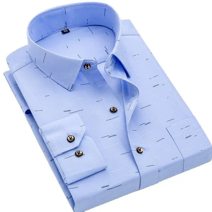 Tyler | Modern Printed Long Sleeve Shirt