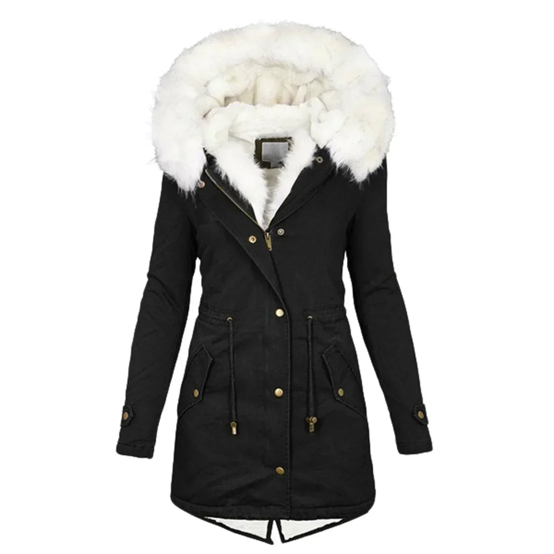 Maria | Faux Fur Hooded Winter Coat