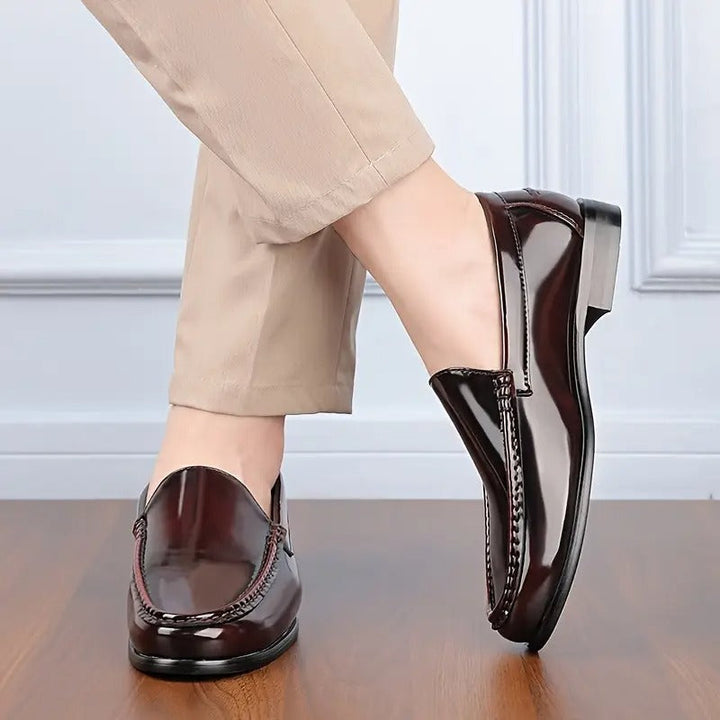 Evan | Classic Polished Loafers