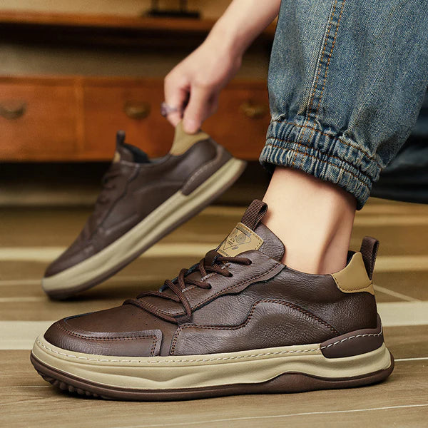 Tony™ | Leather Shoes with Thick Sole Elevated Style