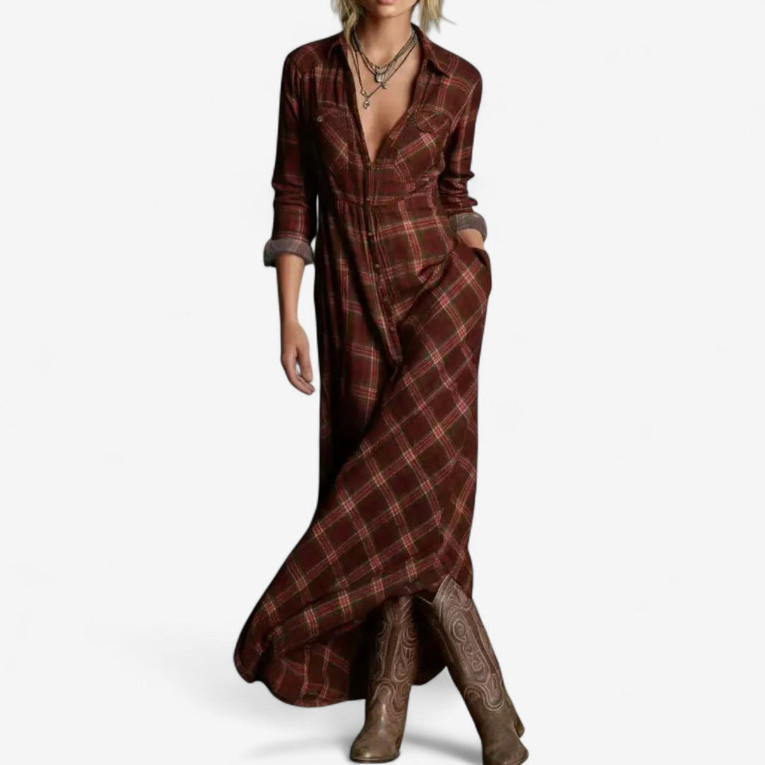 Cecilia™ | Timeless Shirt Maxi Dress