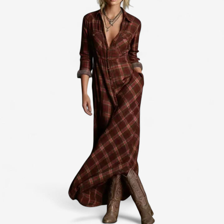 Cecilia™ | Timeless Shirt Maxi Dress