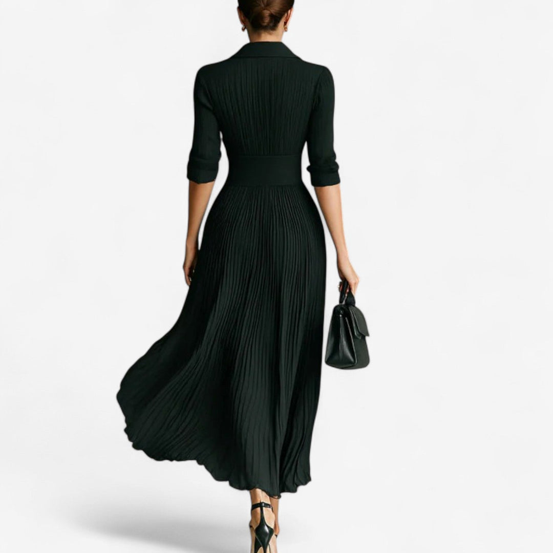 Carla™ | Pleated Maxi Dress