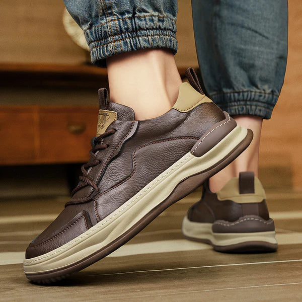 Tony™ | Leather Shoes with Thick Sole Elevated Style