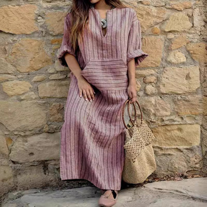 Dorothy™ | Striped Pocket Maxi Dress