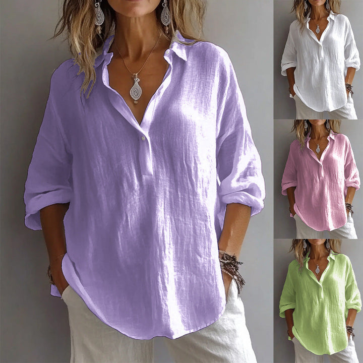 Madison | Relaxed Long Sleeve Blouse