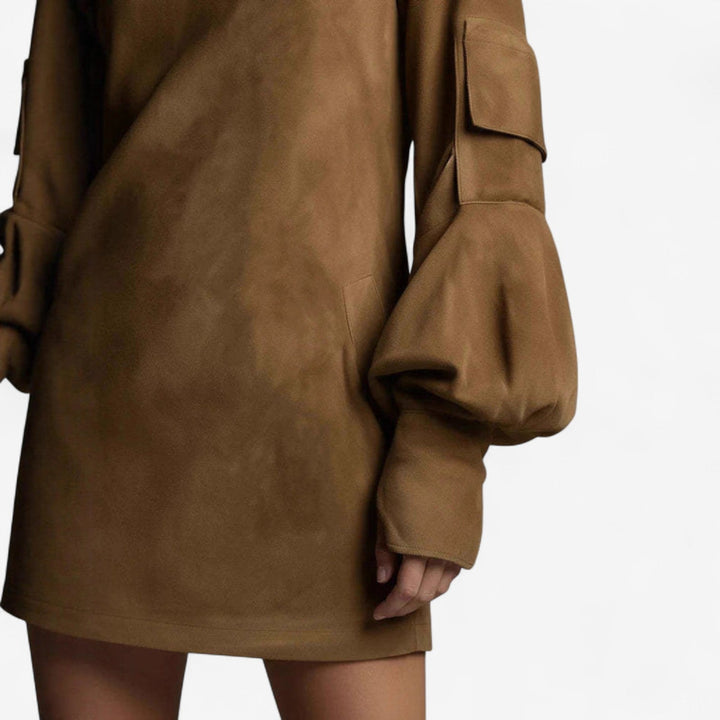 Tania™ | High-Neck Mini Dress