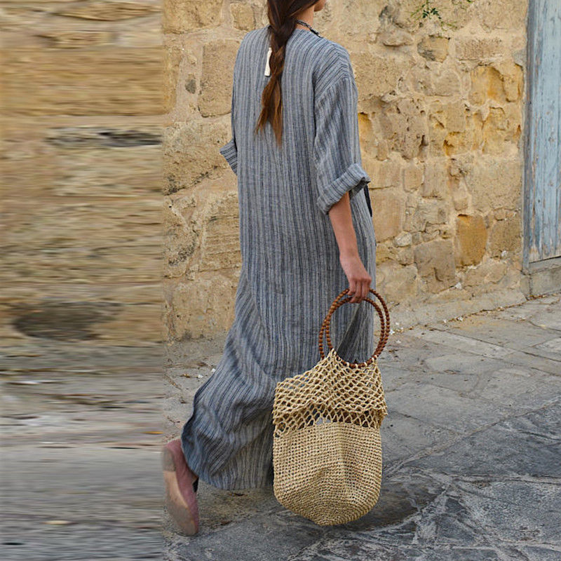 Dorothy™ | Striped Pocket Maxi Dress