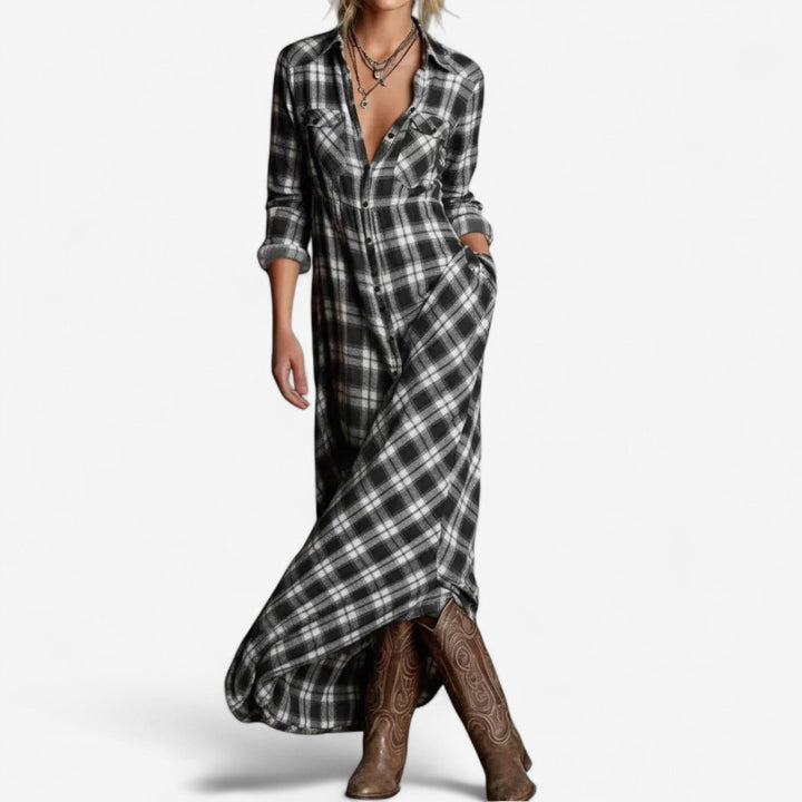 Cecilia™ | Timeless Shirt Maxi Dress