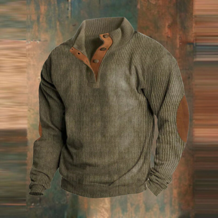 Cole | Casual High-Neck Long-Sleeve Sweatshirt for Men