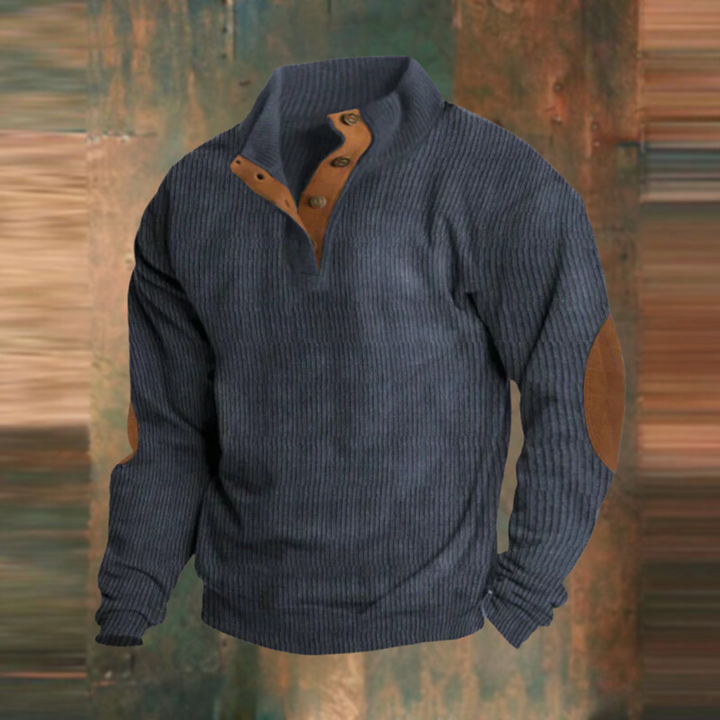 Cole | Casual High-Neck Long-Sleeve Sweatshirt for Men