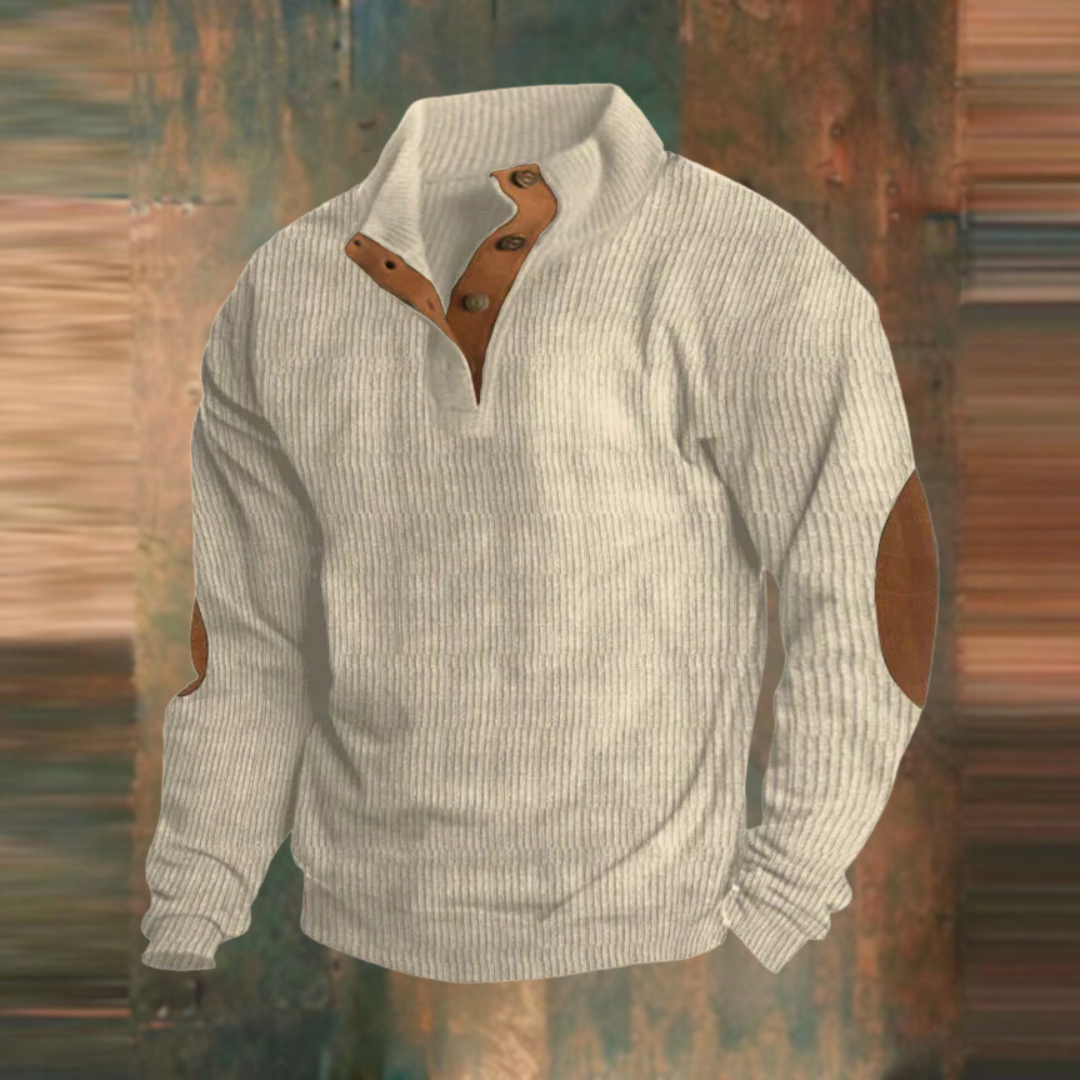 Cole | Casual High-Neck Long-Sleeve Sweatshirt for Men