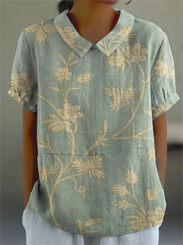 Anna | Comfortable Blouse With Flowers