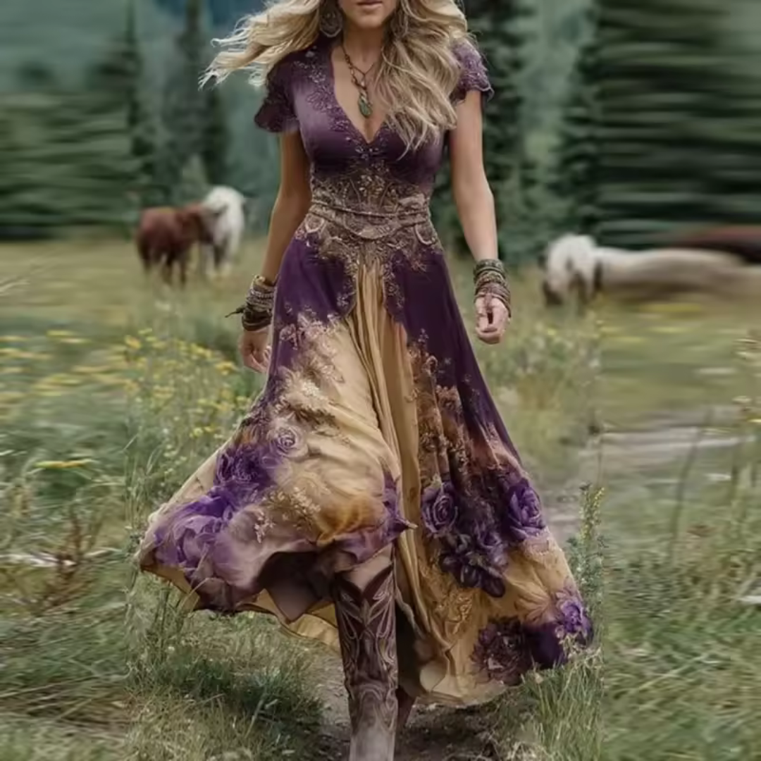 Aurora | Enchanted Boho Maxi Dress