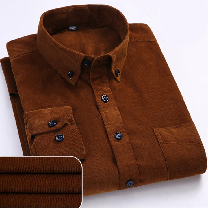 Dean | Classic Corduroy Long Sleeve Shirt