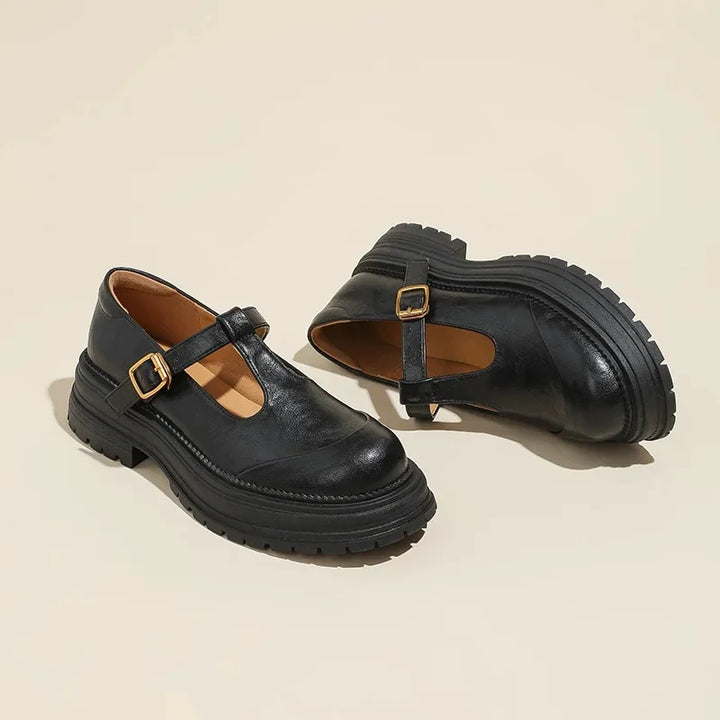 Giselle | Chunky T-Bar Buckle Shoes