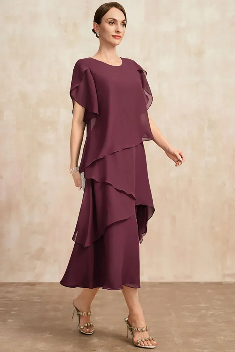 Marie™ | Layered Elegance Occasion Dress