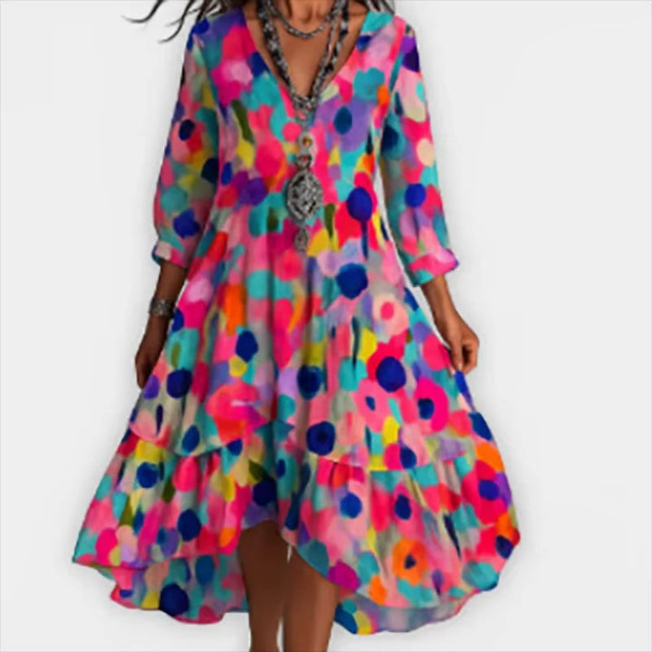 Delilah™ | Flowing Floral Midi Dress