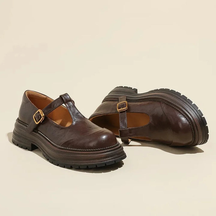 Giselle | Chunky T-Bar Buckle Shoes