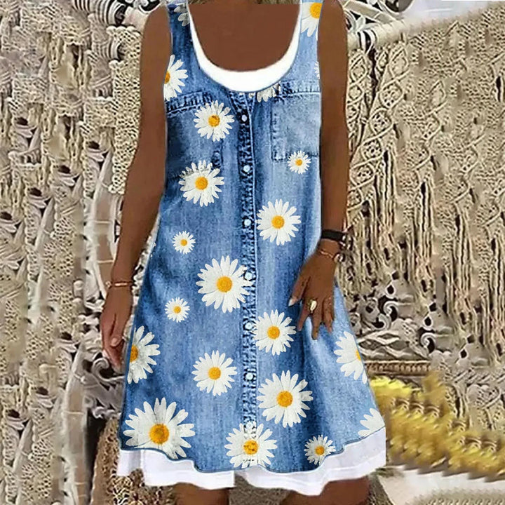 Olivia™ | Soft & Elegant Denim Dress