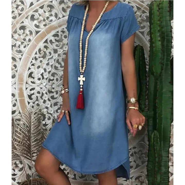 Hailey™ | Relaxed Denim Summer Dress
