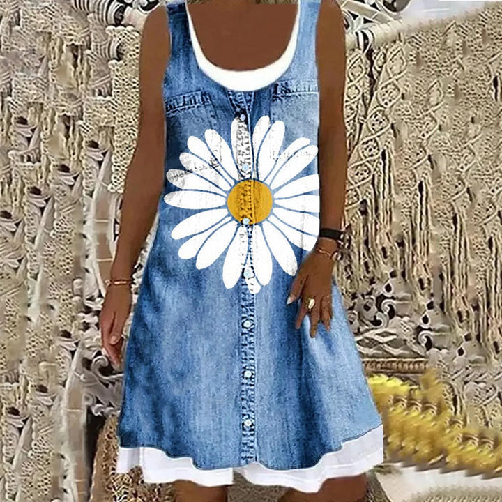 Olivia™ | Soft & Elegant Denim Dress