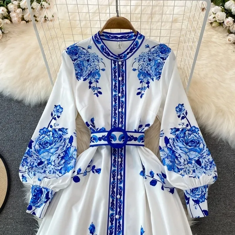 Eliana™ | Royal Bloom Maxi Dress