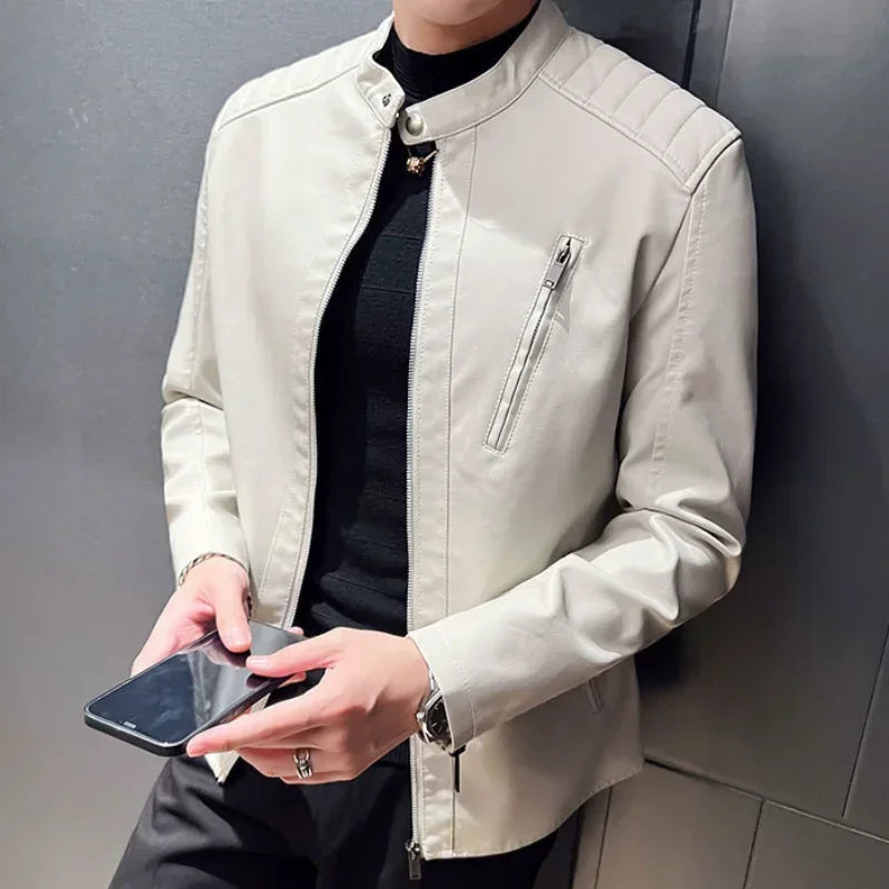 Blake | Elegant Leather Jacket