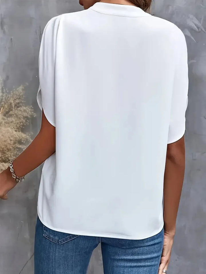 Deborah | Soft and Elegant V-Neck Shirt