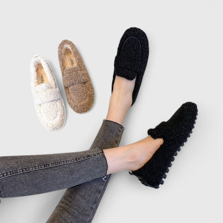 Amalia | Elegant Warm Slip-On Shoes