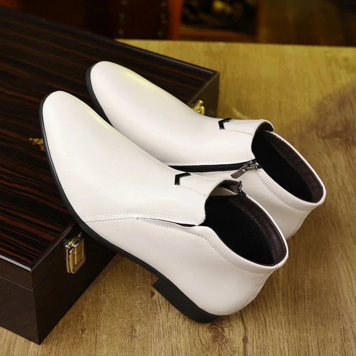 Alfred™ | Beckett Zip Leather Boots