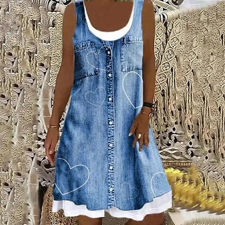Olivia™ | Soft & Elegant Denim Dress