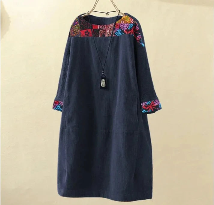 Alice | Embroidered Midi Dress