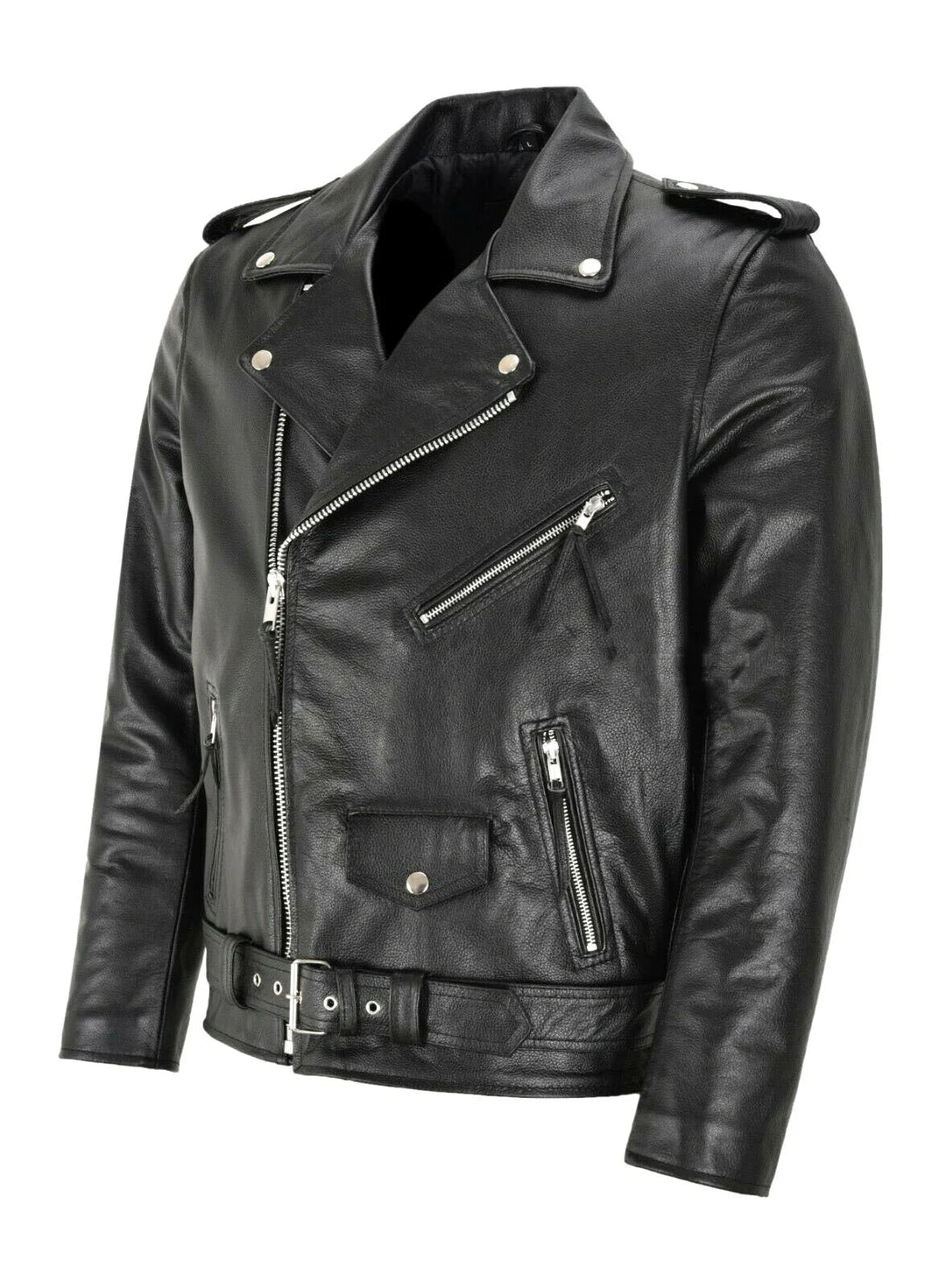 Carter | Classic Moto Leather Jacket