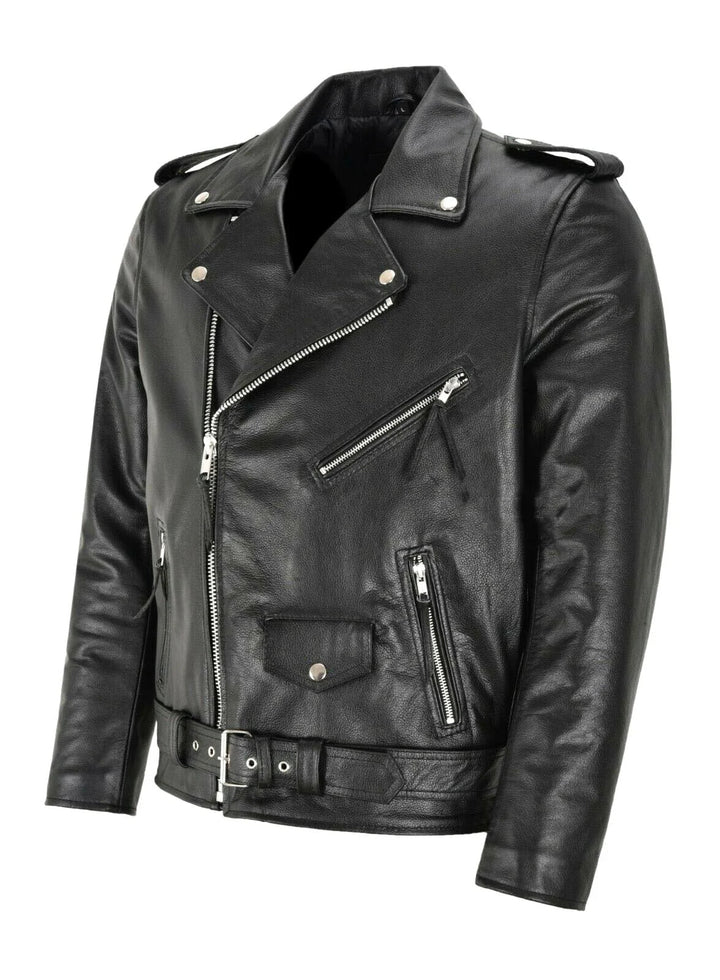 Carter | Classic Moto Leather Jacket