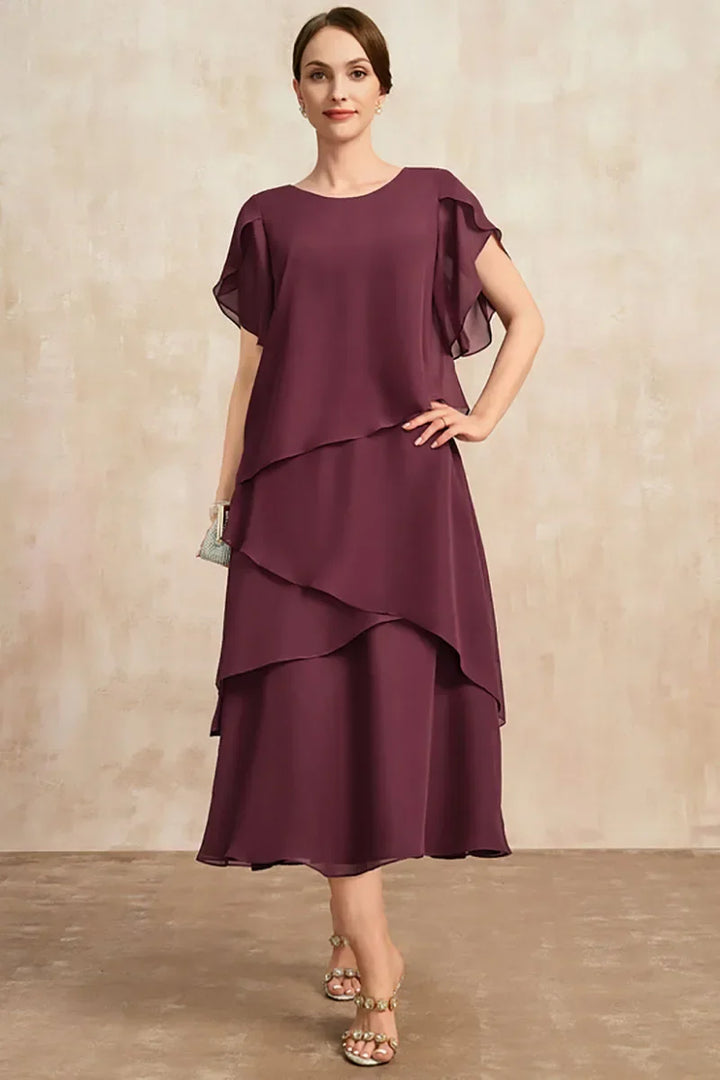 Marie™ | Layered Elegance Occasion Dress