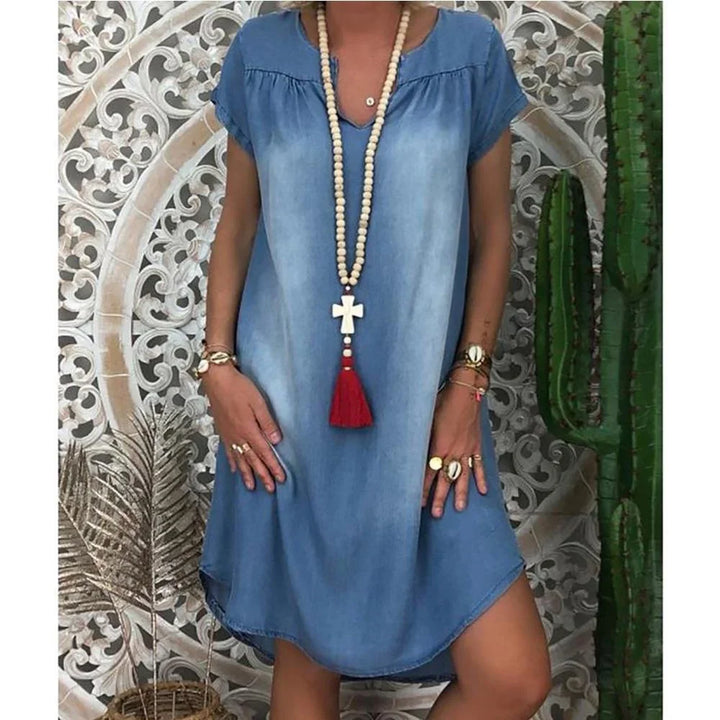 Hailey™ | Relaxed Denim Summer Dress