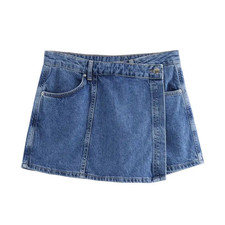 Caitlin® | V-neck Denim Set