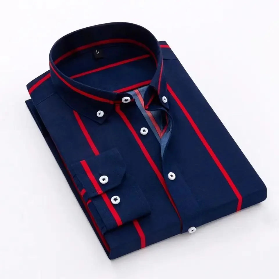 Blue Wide Striped / 3XL