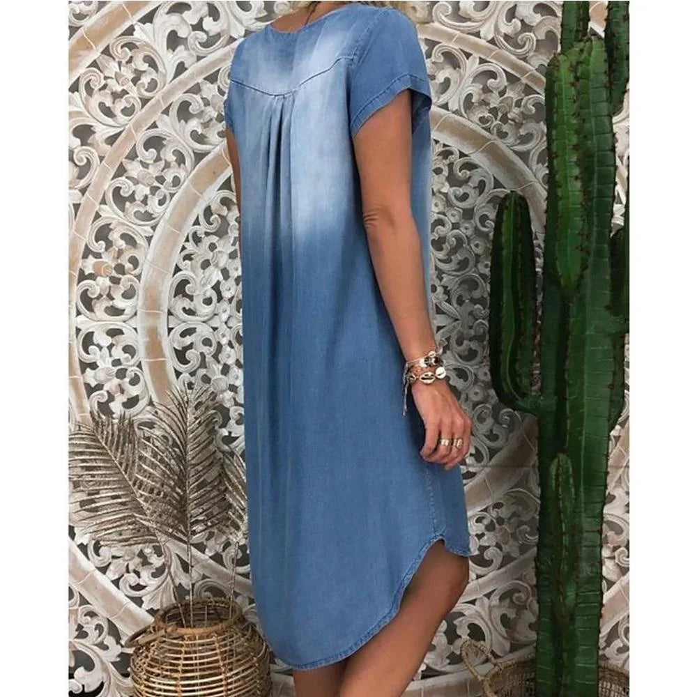 Hailey™ | Relaxed Denim Summer Dress