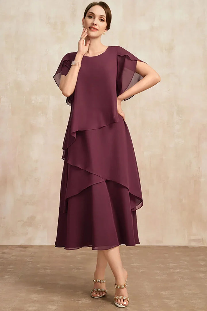 Marie™ | Layered Elegance Occasion Dress