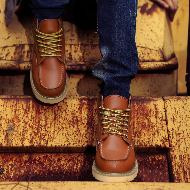 Kenneth | Rugged Leather Work Boots