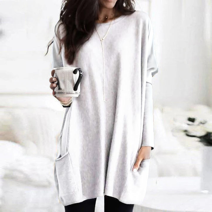 Beatrice | Relaxed Top with Pockets