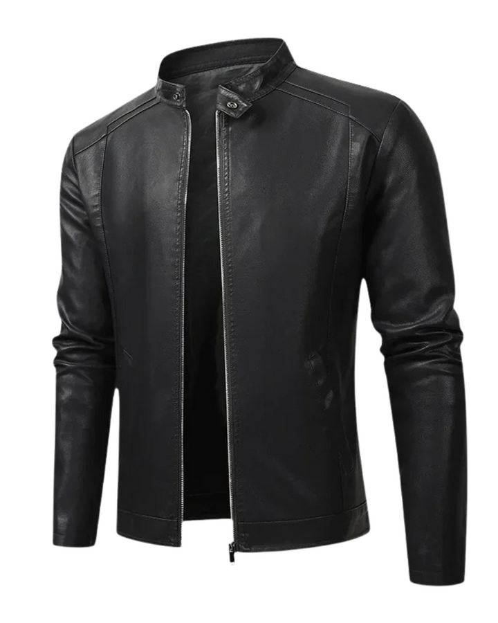Connor | Elegant Men's Biker Leather Jacket