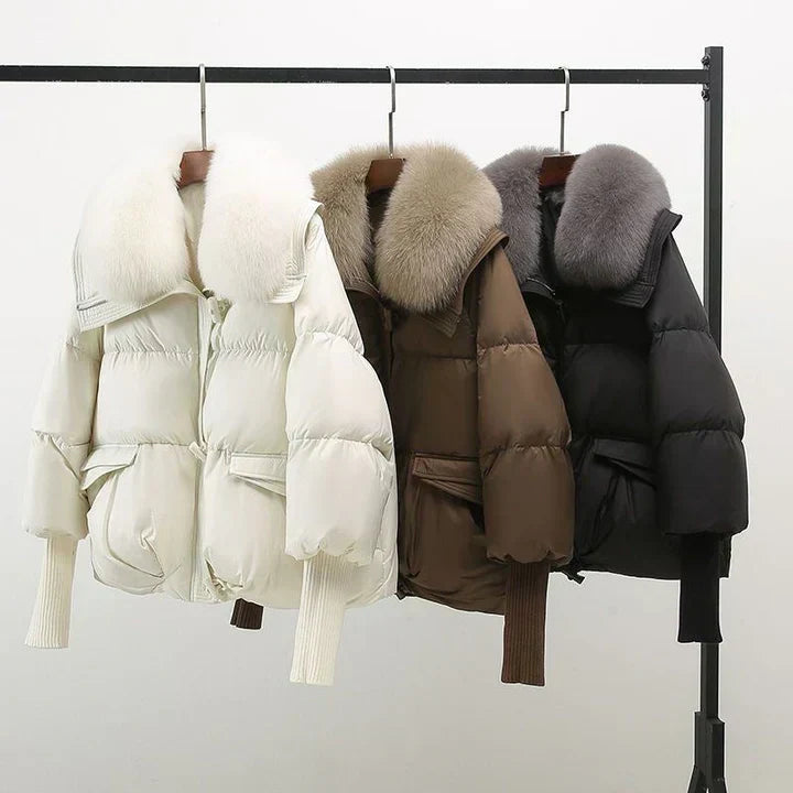 Patricia | Luxe Faux Fur Collar Puffer Jacket