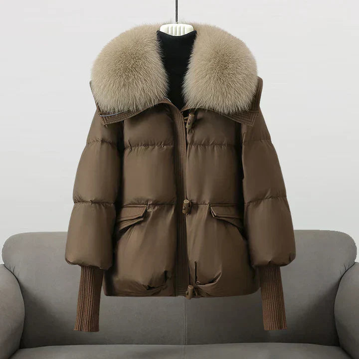 Patricia | Luxe Faux Fur Collar Puffer Jacket