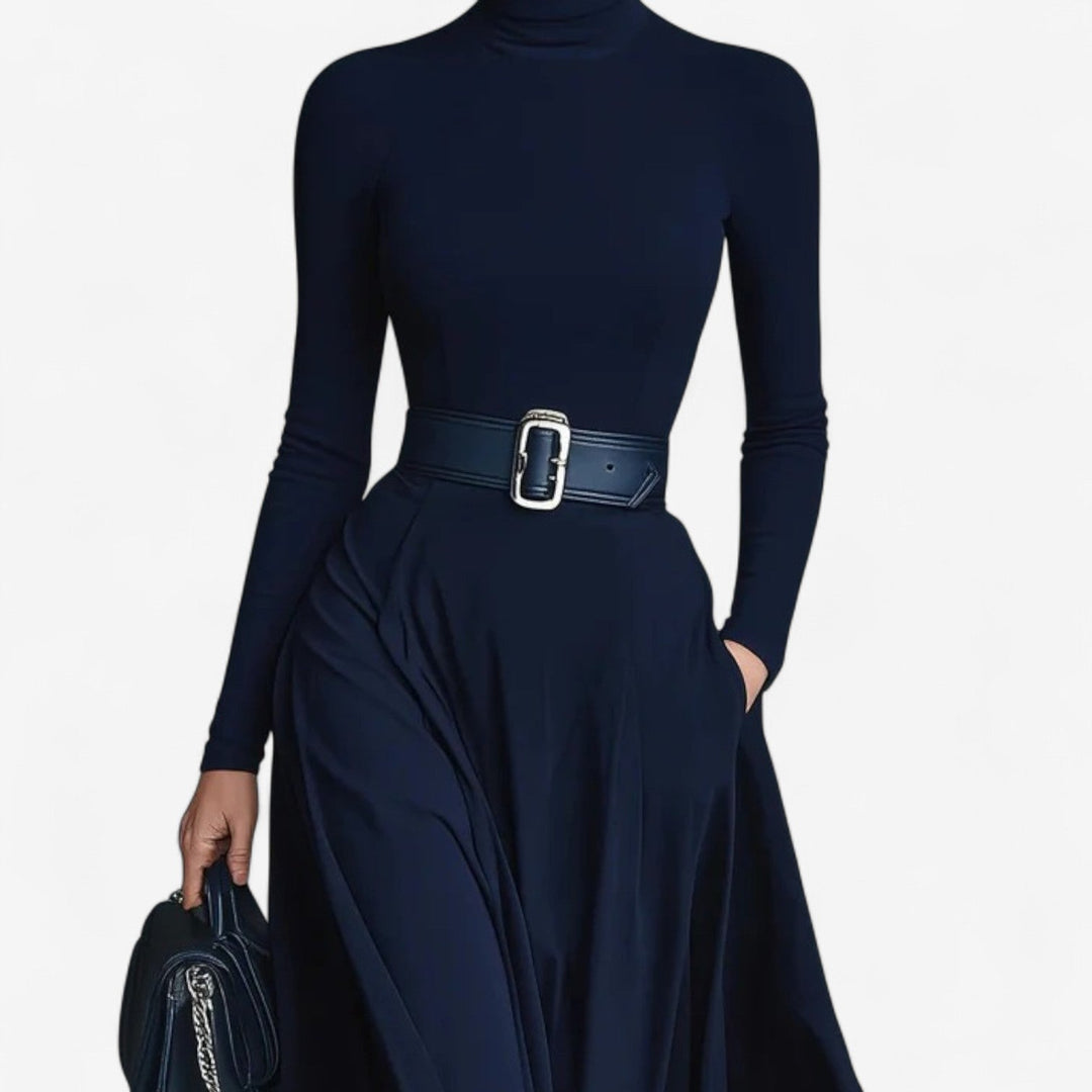 Yvette™ | High-Neck Maxi Dress