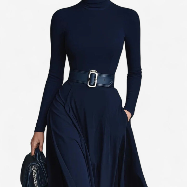 Yvette™ | High-Neck Maxi Dress