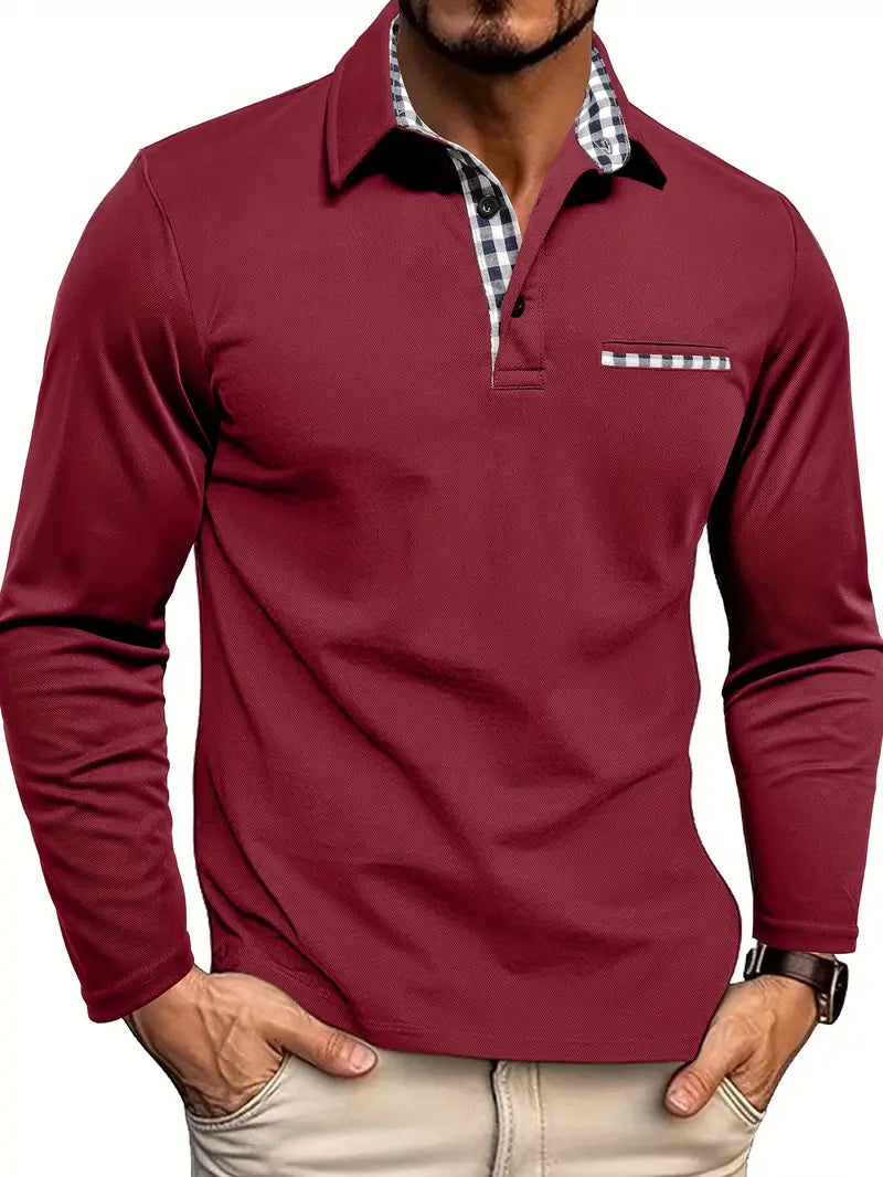 Conor | Long Sleeve Polo Shirt
