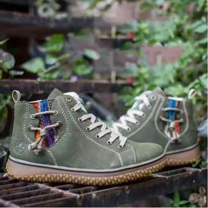 Charmaine | Cozy Lace-Up Ankle Boots